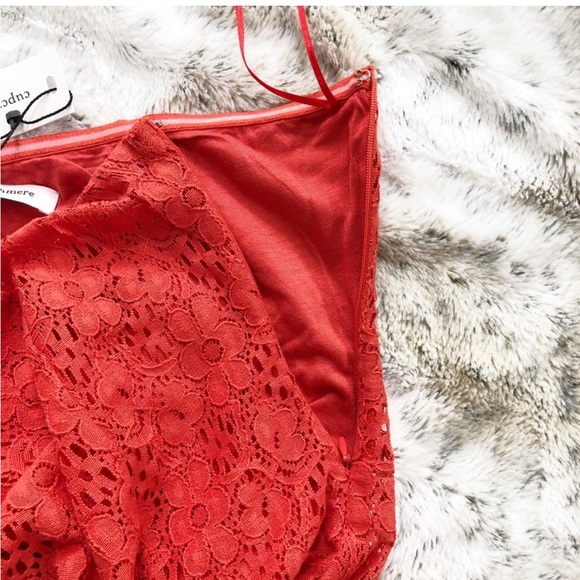 Cupcakes and Cashmere Burnt Red One Shoulder Dress - Picture 6 of 9